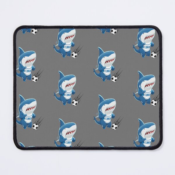 Item preview, shark cute football player designed and sold by BrightSeaDesign.