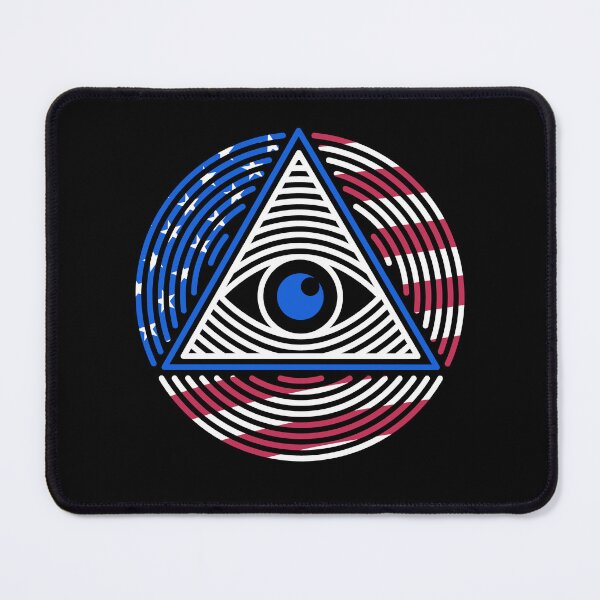 Item preview, All-Seeing Eye USA Flag America design designed and sold by venomousvector.