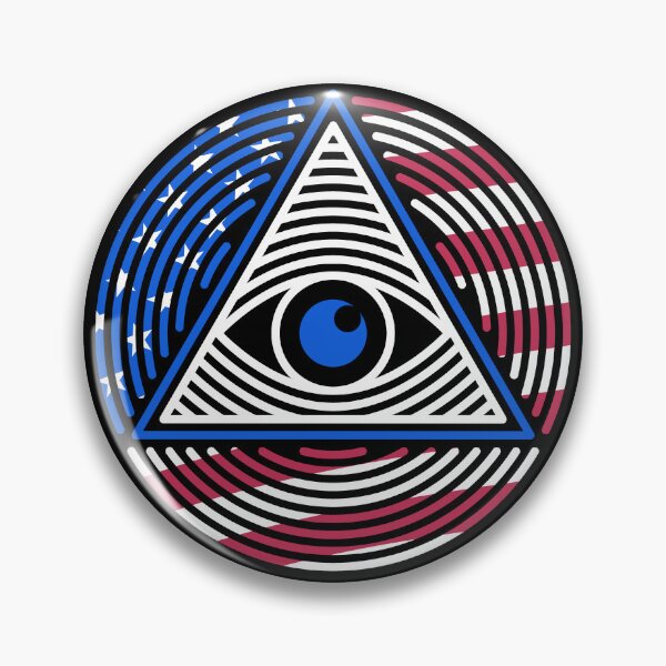 Item preview, All-Seeing Eye USA Flag America design designed and sold by venomousvector.