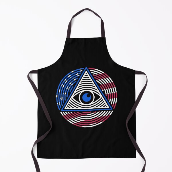 Item preview, All-Seeing Eye USA Flag America design designed and sold by venomousvector.