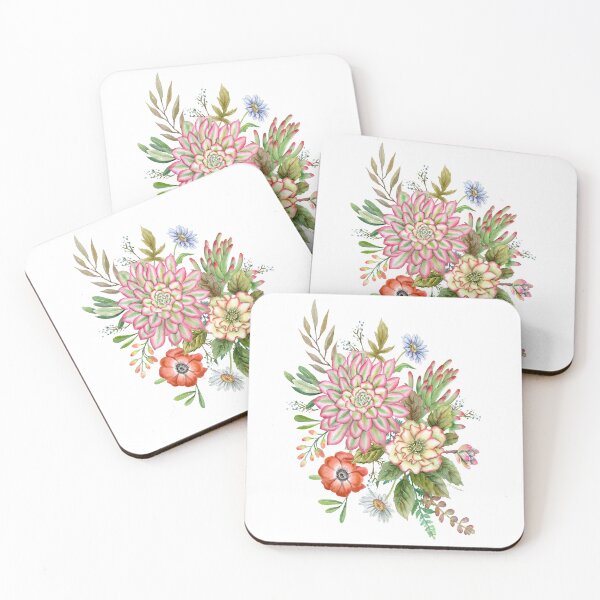 Item preview, Watercolor Flowers 060 designed and sold by CarobWay.