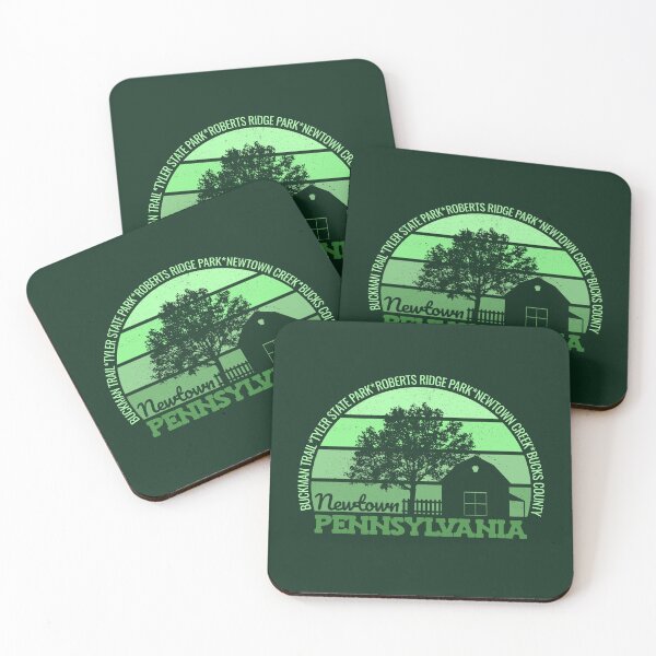 Item preview, Newtown Pennsylvania Sunset Retro Vintage Local Pride Logo designed and sold by CRHPOD20.