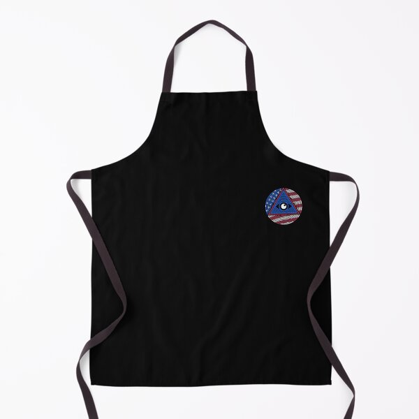 Item preview, All Seeing Eye USA Flag round Left Chest design designed and sold by venomousvector.