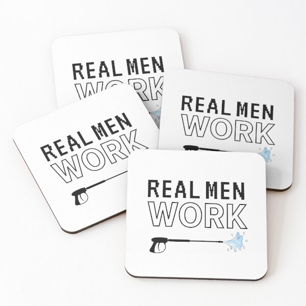 Item preview, Pressure Washing - Real Men Work designed and sold by PowerWashing.