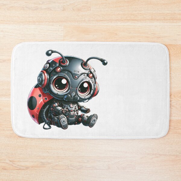 Item preview, Cute Cyberpunk Robot Ladybug! designed and sold by kukamatsu.