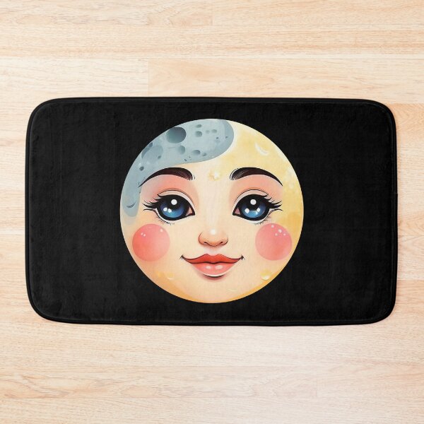 Item preview, Cute Smiling Moon Face designed and sold by SassyArtistry.