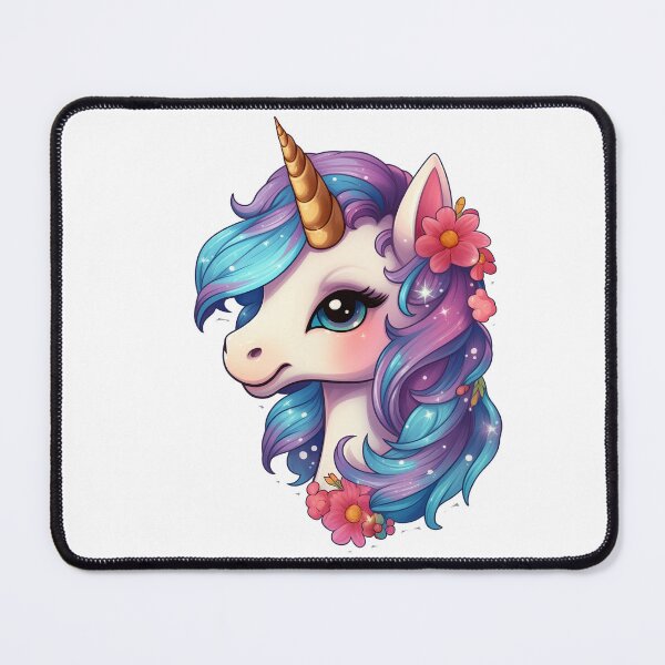 Item preview, Dreamy cartoon unicorn designed and sold by AnimalsCartoon.