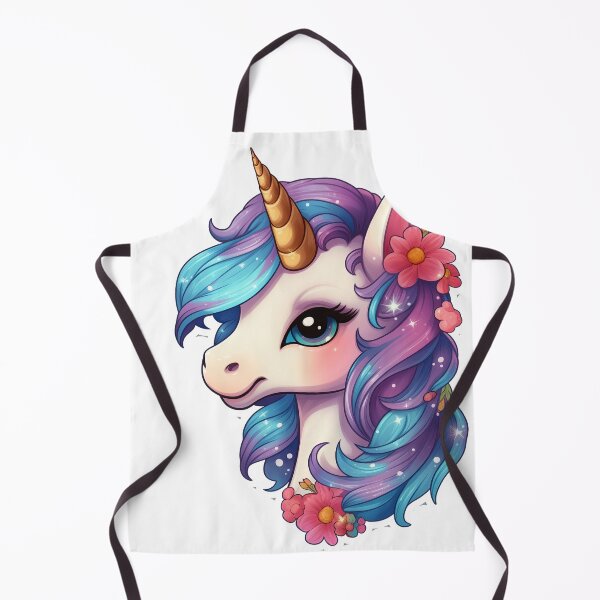 Item preview, Dreamy cartoon unicorn designed and sold by AnimalsCartoon.