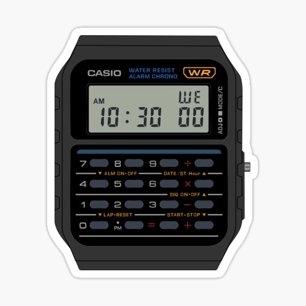 Item preview, Casio Ca53w in color designed and sold by RadDadArt.