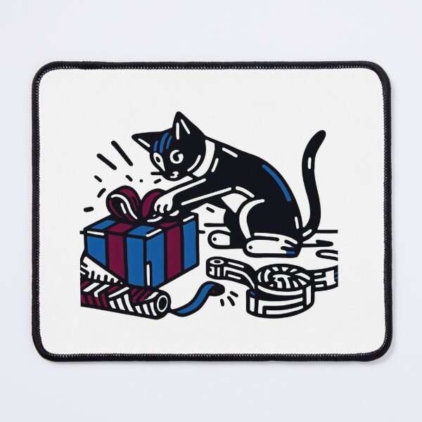 Item preview, Cat Christmas Gift Cat Cult Cat opening box designed and sold by sharon1210.