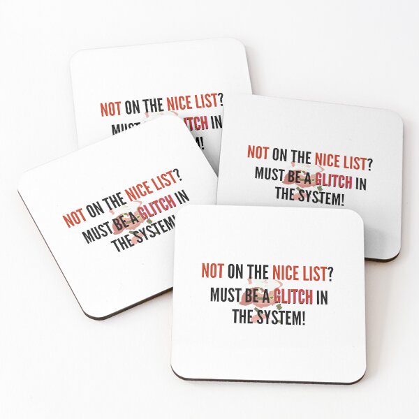 Item preview, Christmas nice list - funny quote meme designed and sold by zanifun.