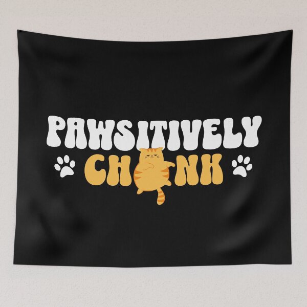 Item preview, Fat Cat Funny Quote, Orange Chonk Cat Lovers designed and sold by Trendelicious.