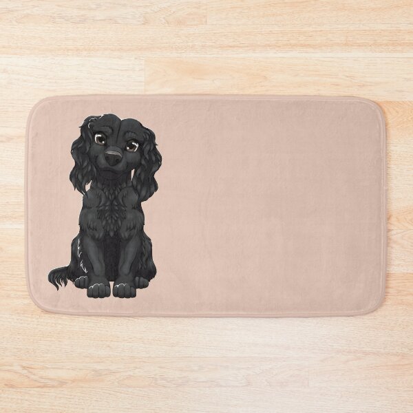Item preview, Black Cocker Spaniel Cute Puppy designed and sold by Bamsdrawz.