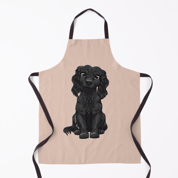 Item preview, Black Cocker Spaniel Cute Puppy designed and sold by Bamsdrawz.