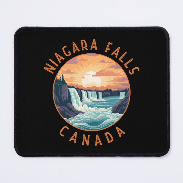 Item preview, Niagara Falls Canada Retro Distressed Circle designed and sold by KrisSidDesigns.