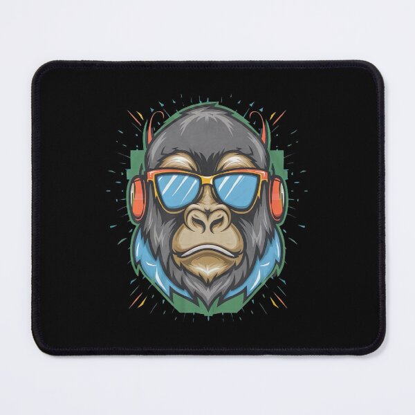 Item preview, Gorilla with Sunglasses Monkey Tag for Kids designed and sold by medbouk1.