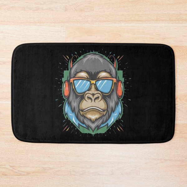 Item preview,   Gorilla with Sunglasses Monkey Tag for Kids designed and sold by medbouk1.
