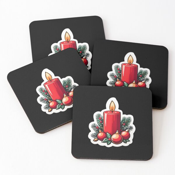 Item preview, Candle Red Xmas christmas designed and sold by mrlazypl.