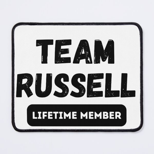 Item preview, Team RUSSELL Lifetime member family gift designed and sold by IssaraStudio.