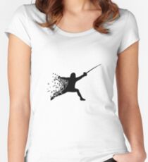 Fechter Tailliertes Rundhals-Shirt