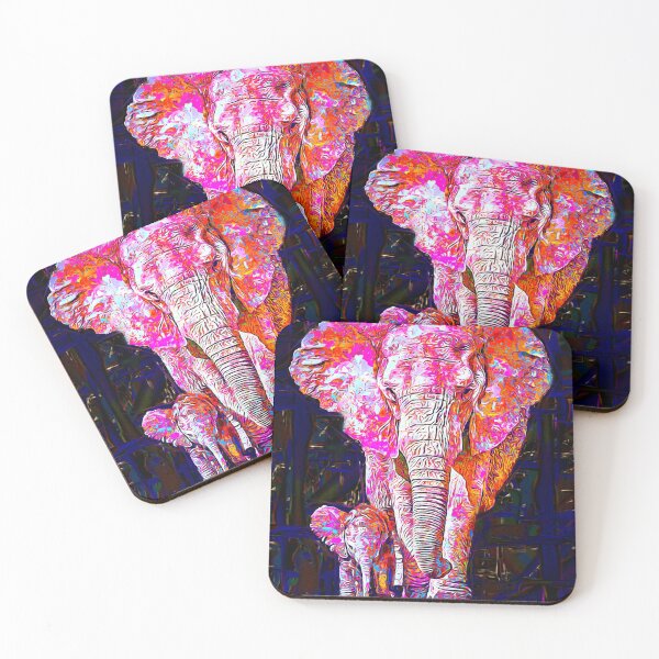 Item preview, Elephant Family Painted designed and sold by Daniel Janda.