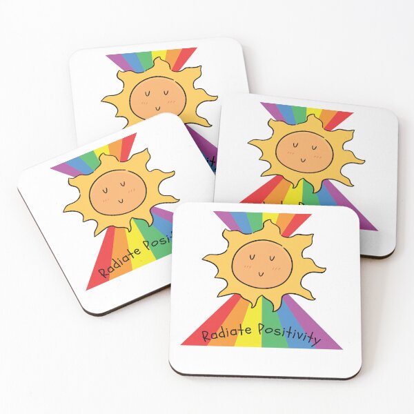 Item preview, Radiate Positivity, Cute little sun, with rainbow beams designed and sold by attakorn.