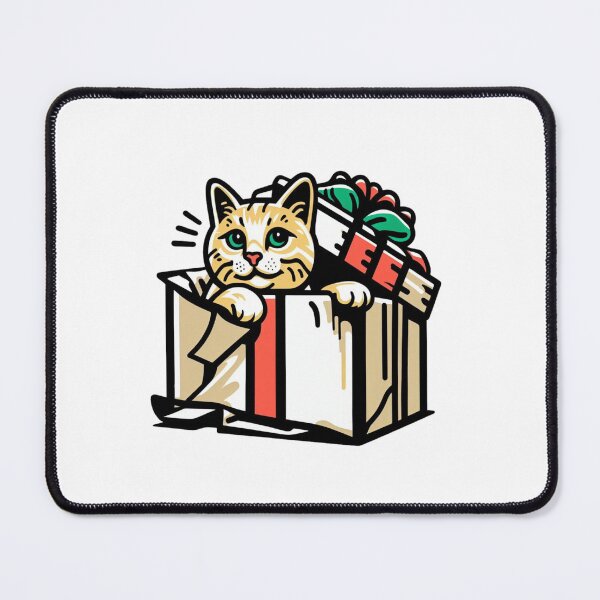 Item preview, Cat Christmas Gift Cat Cult Cat opening box designed and sold by sharon1210.