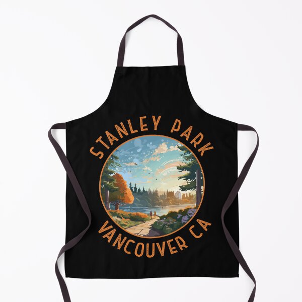 Item preview, Stanley Park Vancouver Canada Retro Distressed Circle designed and sold by KrisSidDesigns.