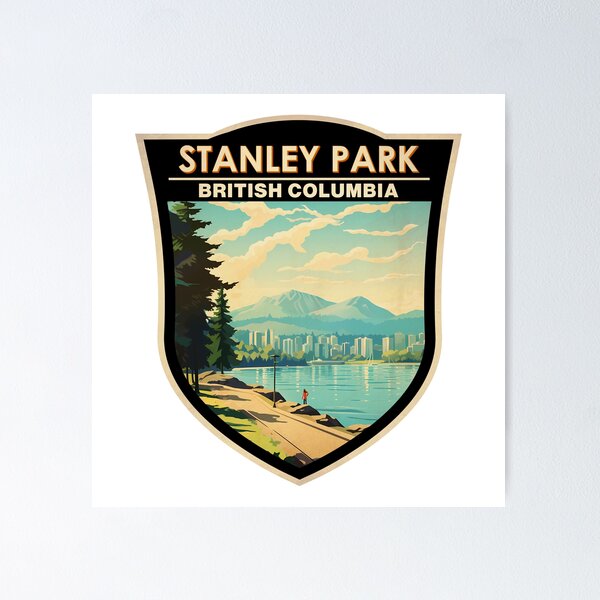 Item preview, Stanley Park Vancouver Canada Vintage Badge designed and sold by KrisSidDesigns.