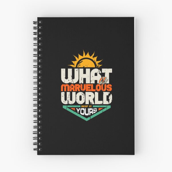 Item preview, What a marvelous world. Planet and nature lovers. designed and sold by DAMOTAmagazine.