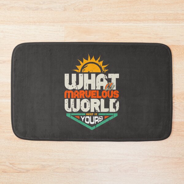 Item preview, What a marvelous world. Planet and nature lovers. designed and sold by DAMOTAmagazine.