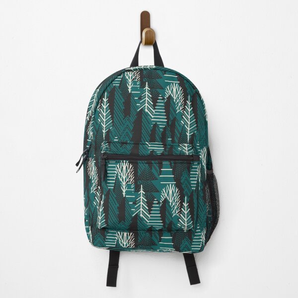 Item preview, Winter forest // night swim green panna cotta and morel beige cozy pine trees designed and sold by SelmaCardoso.