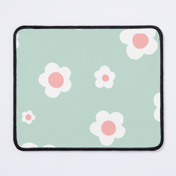 Item preview, Mini pink Flower on green background. designed and sold by Bunnylovely.