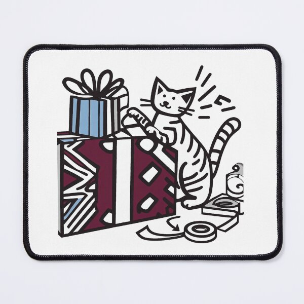 Item preview, Cat Christmas Gift Cat Cult Cat opening box designed and sold by sharon1210.