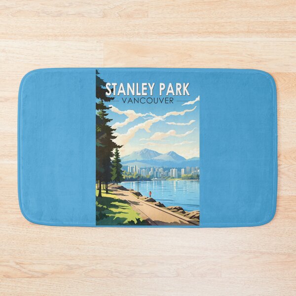 Item preview, Stanley Park Vancouver Canada Travel Art Vintage designed and sold by KrisSidDesigns.
