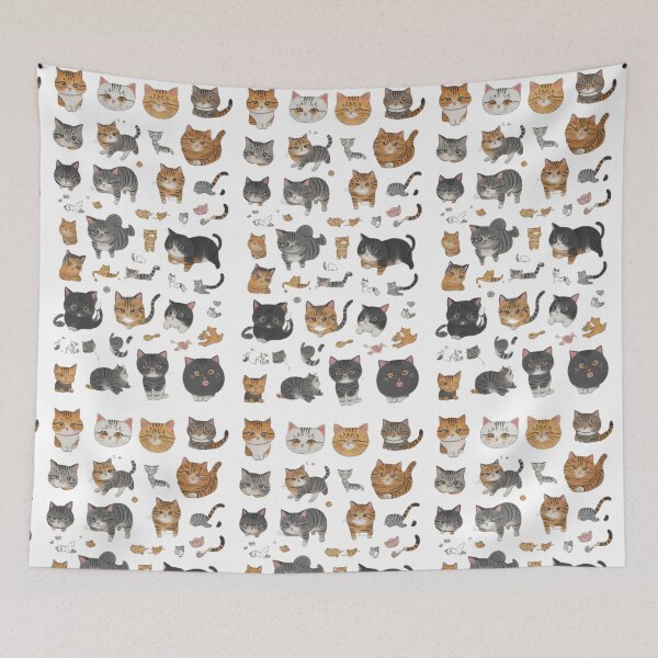 Item preview, Cat stickers, cat T-shirts, cat clothing, and other accessories. designed and sold by Cute-Print.