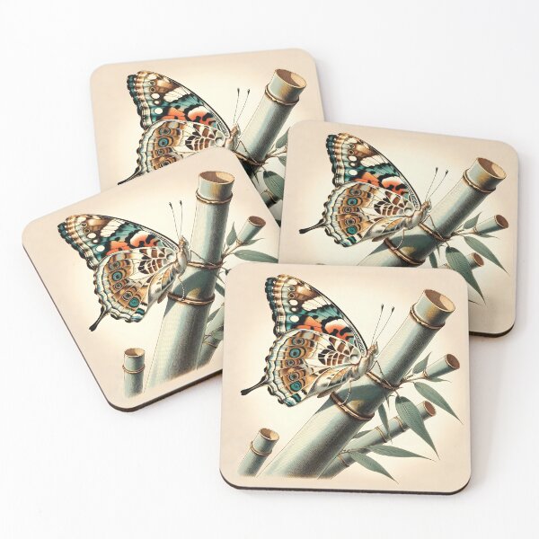 Item preview,  Japanese Butterfly Ukiyoe Style designed and sold by Mekone.