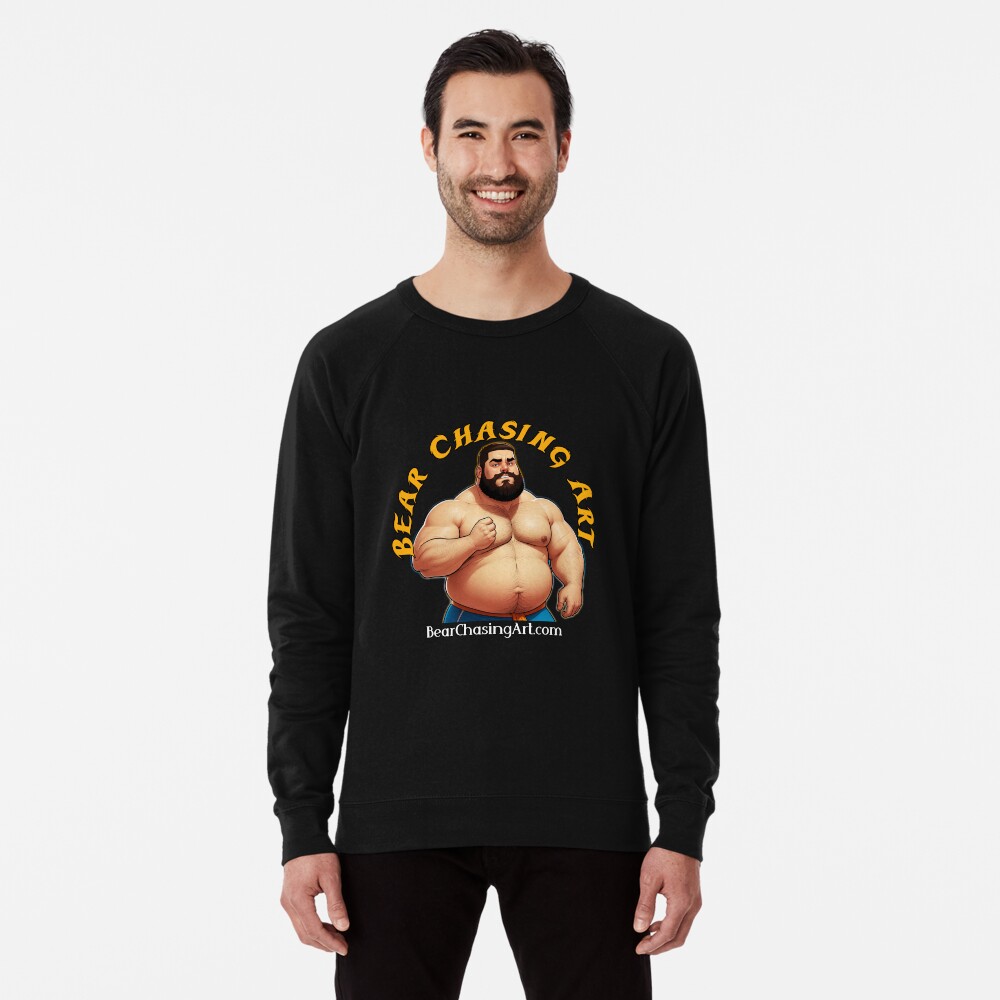 Item preview, Lightweight Sweatshirt designed and sold by bearchasingart.