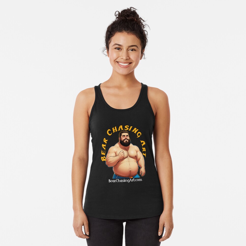 Item preview, Racerback Tank Top designed and sold by bearchasingart.