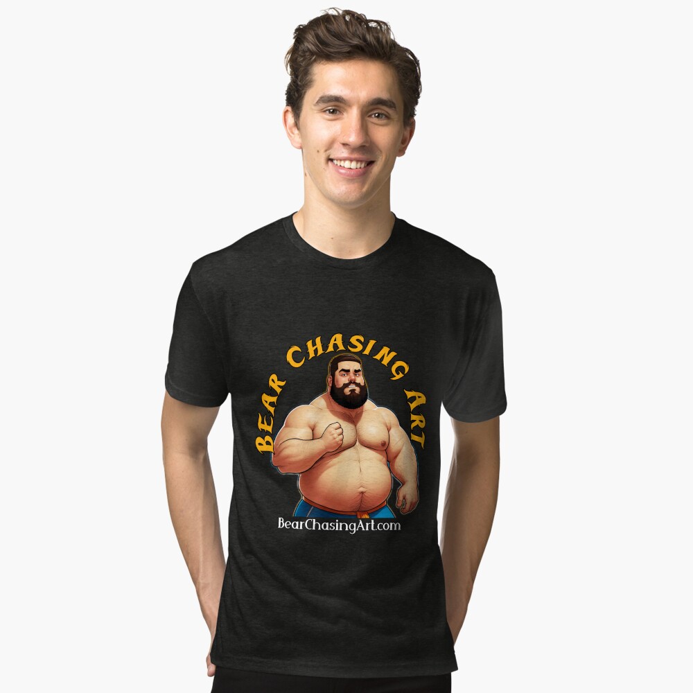 Item preview, Tri-blend T-Shirt designed and sold by bearchasingart.