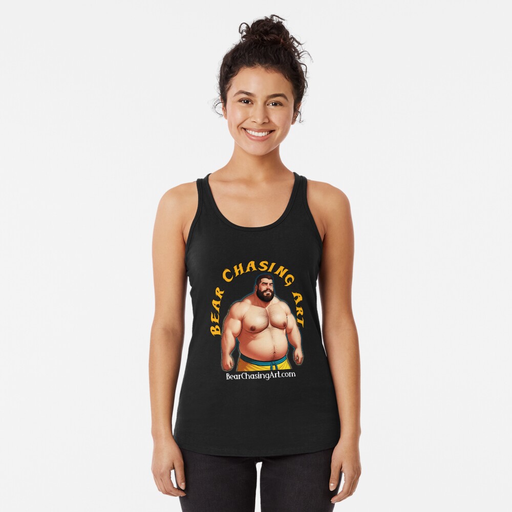 Item preview, Racerback Tank Top designed and sold by bearchasingart.