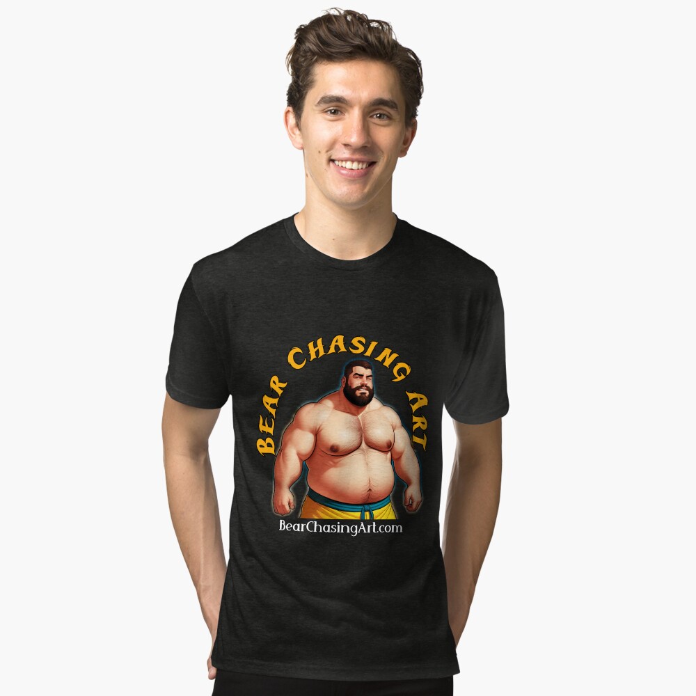 Item preview, Tri-blend T-Shirt designed and sold by bearchasingart.