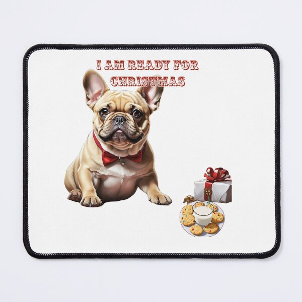 Item preview, Frenchie ready for christmas designed and sold by MGSdesing.