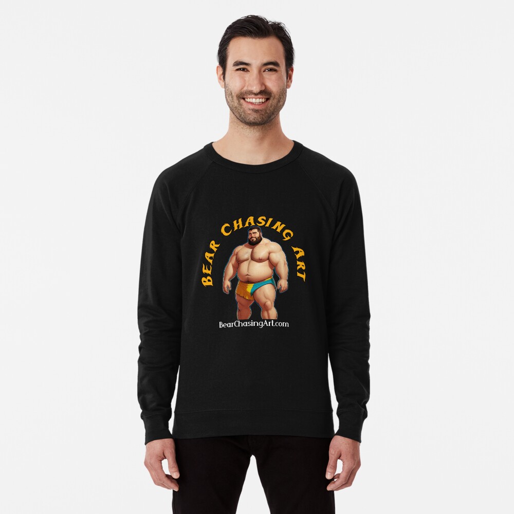 Item preview, Lightweight Sweatshirt designed and sold by bearchasingart.