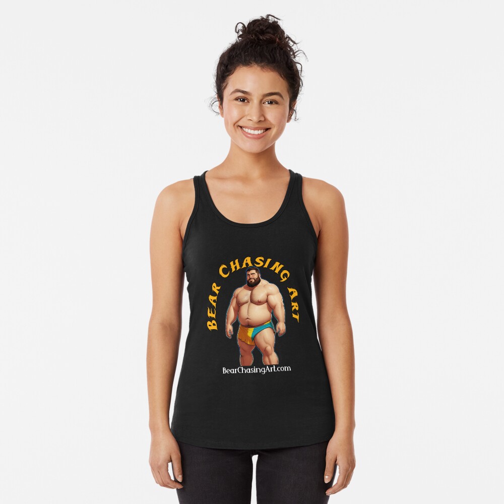 Item preview, Racerback Tank Top designed and sold by bearchasingart.