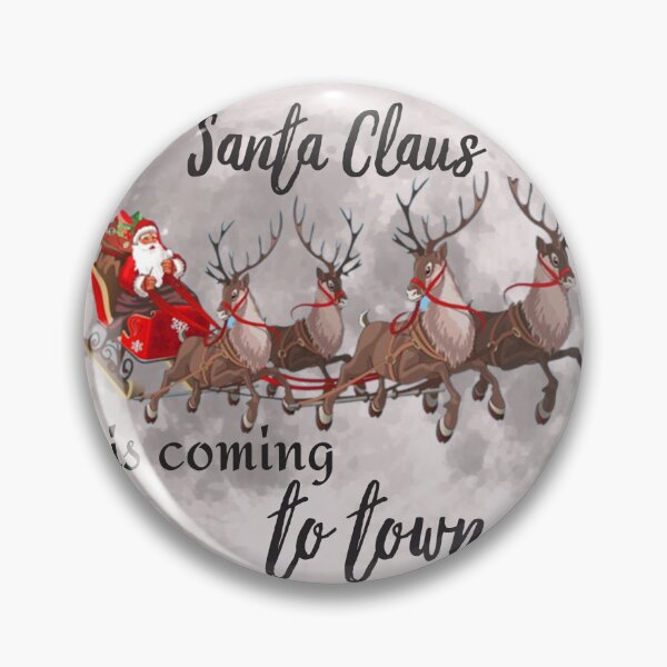 Item preview, Santa Claus is coming to town designed and sold by RayofSunshine77.