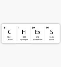 Chess Periodic Table Funny Design - CHEsS Sticker
