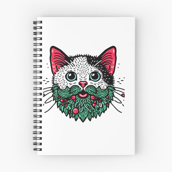 Item preview, Cat Christmas Cat with Beard Santa Claus Cat designed and sold by sharon1210.