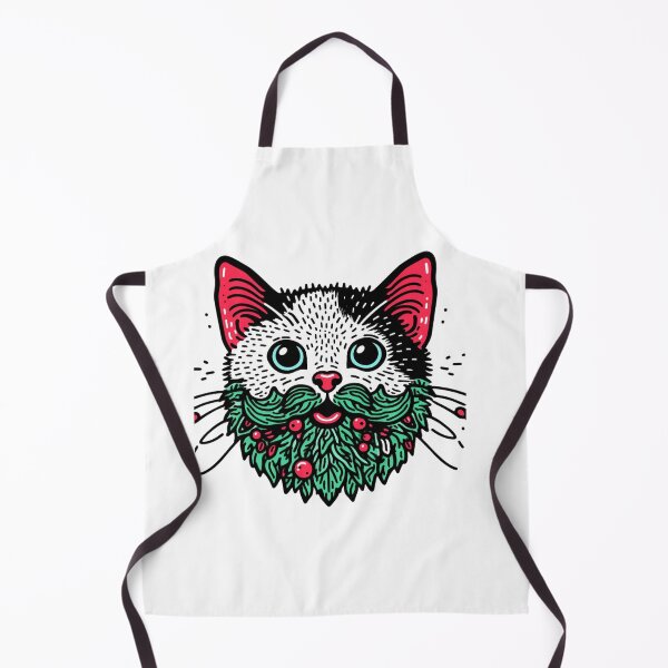 Item preview, Cat Christmas Cat with Beard Santa Claus Cat designed and sold by sharon1210.