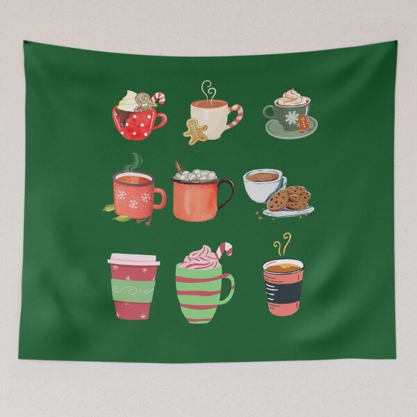 Item preview, Winter cup coffee stickers designed and sold by MrsKrool.